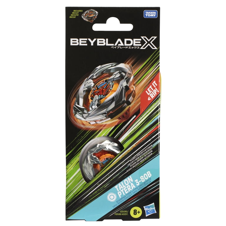 Beyblade X Talon Ptera 3-80B Booster Pack Set with Stamina Type