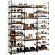 thumbnail image 1 of Ktaxon Zapatero de 9 Niveles, con Capacidad para 50-55 Pares de Zapatos, Organizador para Entrada, Armario, Sala de Estar, Baño, Recámara, Color Negro, 1 of 10