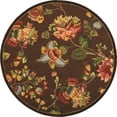 thumbnail image 2 of Safavieh Chelsea Hayleigh Bordered Wool Area Rug, Brown, 8' x 8' Round, 2 of 11