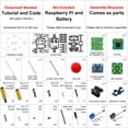 thumbnail image 2 of Kit de perro robot FREENOVE para Raspberry Pi 5 4 B 3 B+ Zero 2 W, 2 of 7