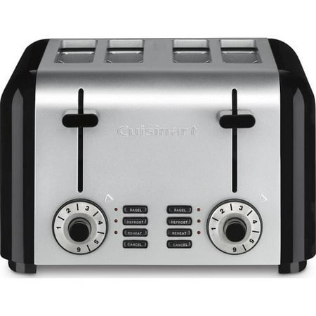 Cuisinart Hybrid Stainless 4-Slice Toaster, Brushed Stainless CPT-340