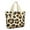 Leopard Print Pattern-1, variant on Tote Bag for Women - Gold and White Marble Shoulder Bag - Large Utility Work Duffle Bag with Zipper Handbag for Travel, Work, Sprots