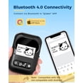 thumbnail image 2 of Impresora de etiquetas NELKO P110, impresora térmica portátil con Bluetooth, máquina etiquetadora con cinta para direcciones, hogar, oficina y organización. Compatible con sistemas Android e iOS. Incl, 2 of 5