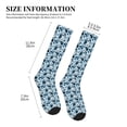 thumbnail image 4 of Pofeuu Daisies Flowers Print Compression Socks for Women & Men Circulation - Best Support for Nurses,Running,Athletic,Sports, 4 of 7