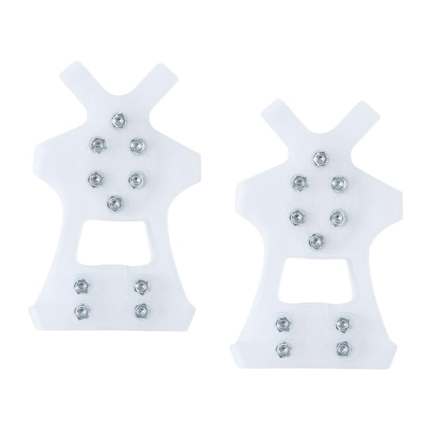 Crampones para zapatos para nieve y hielo, cubiertas para zapatos de regalo, tacos de tracción para nieve, tacos para hielo para trotar, Montañismo al S