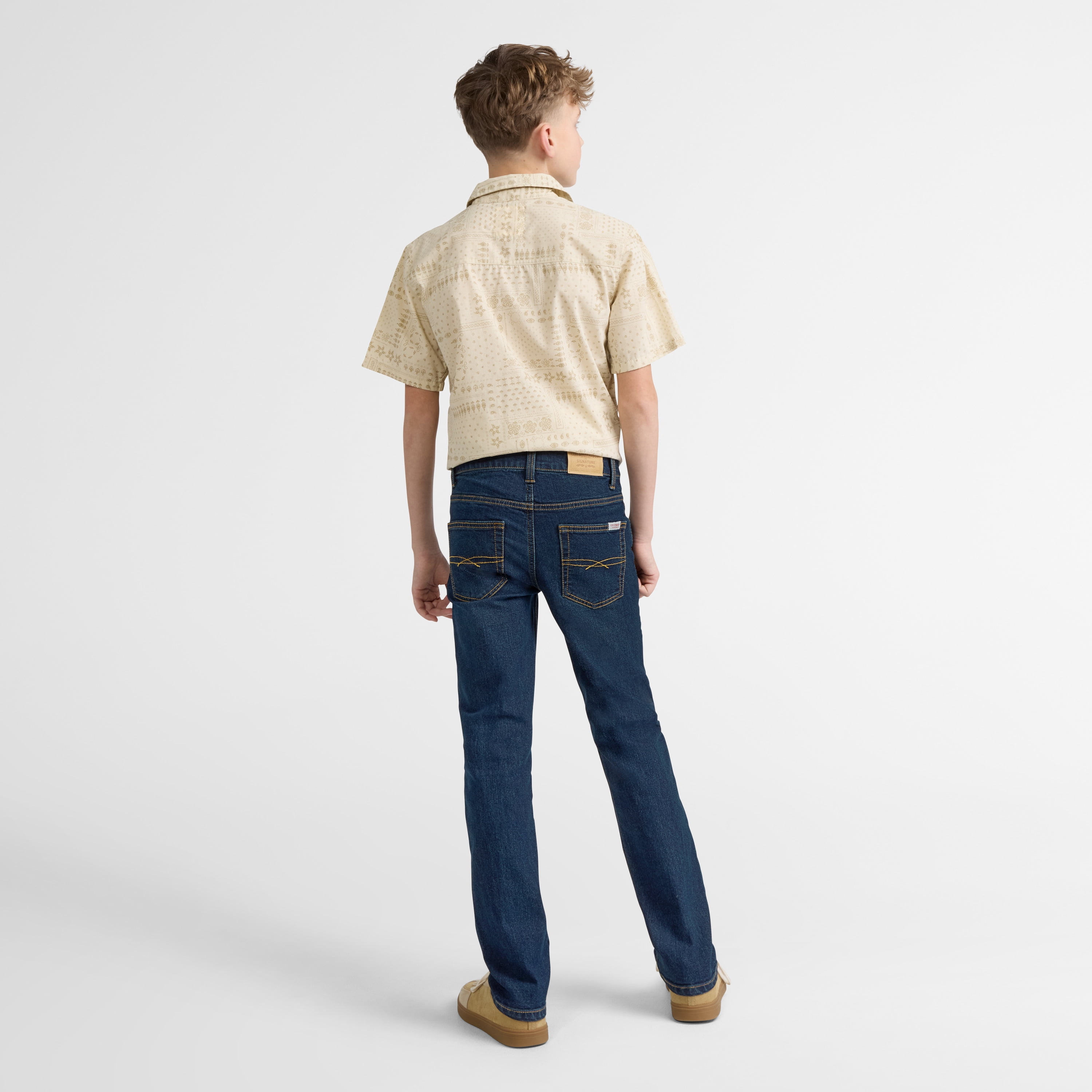 Levi Strauss Signature Boys Straight-Leg Jean, Size 4-18