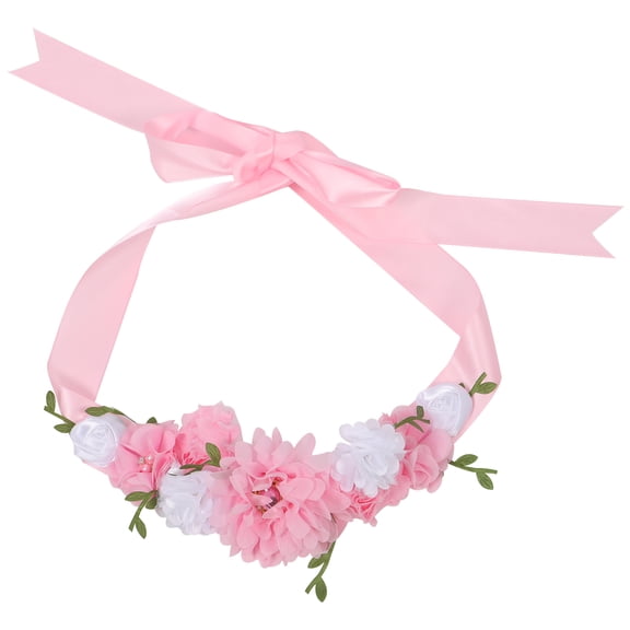 UPOUART Maternity Belt For Baby Shower Party Use Flower Belt 1Pcs