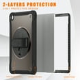 thumbnail image 6 of for Samsung Galaxy Tab A11 8.7" 2025 SM-X133 / SM-X135 Rugged Case, 360 Rotating Hand Strap Kickstand / Adjustable Crossbody Strap, [2 In 1] Heavy Duty Protective for Galaxy Tab A11, A, 6 of 18