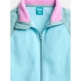 thumbnail image 2 of Wonder Nation Girls Microfleece Full Zip Jacket, Sizes 4-18 & Plus, 2 of 3