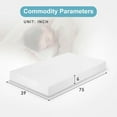 thumbnail image 7 of XF XINFENG Gel Memory Foam Twin Mattress - 6" Medium-Firm, Pressure-Relieving & Cool Sleep, CertiPUR-US Certified, Bed-in-a-Box (Twin Size), 7 of 7