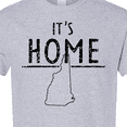 thumbnail image 4 of Inktastic It's Home New Hampshire State Outline Distressed Text T-Shirt, 4 of 5