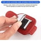 thumbnail image 4 of 2 paquetes de colgador de gafas de cuero, soporte Universal para gafas de coche, soporte para gafas de sol, Clip, colgador de gafas de cuero oso de fresa Electrónica, 4 of 5