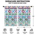 thumbnail image 2 of Blackout Kids Curtains,Colorful Geometric Triangle Diamond Pattern Childrens Insulated Curtains Set Of 2,Bedroom Essentials,Toddler Room Decor 42x63in(106x160cm), 2 of 5