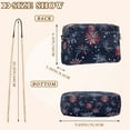 thumbnail image 4 of FORMRS Women Crossbody Purse with Chain Strap Vegan Leather Shoulder Handbag, Red and Blue Fireworks Pattern, 4 of 7