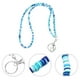 thumbnail image 2 of 1pc Polymer Clay Lanyard mujer collar con cuentas colgando cadena llave colgando cuerda, 2 of 5