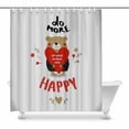 thumbnail image 1 of SUNENAT Do More What Makes You Happy Motivational Quotes Waterproof Polyester Bathroom Shower Curtain Bathations 72(Wide) x 84(Height) Inches, 1 of 3