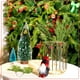 thumbnail image 4 of Nvzi 20 piezas de tallos de pino artificiales con purpurina para relleno de adornos de árbol de Navidad (dorado), 4 of 5