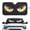 Black Cartoon Eyes, variant on Garronmavis Red Boho Automotive Windshield Sunshades for for Car Truck Van SUV Fashion Sunshade for Car Front Window Foldable Interior Accessiores Reflect UV Sun and Heat and Protect Your Car