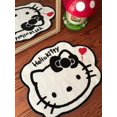 thumbnail image 1 of Sanrio-alfombrilla de felpa de Hello Kitty, alfombra antideslizante de imitación de Cachemira, decoración de cabecera de habitación, Gato KT Kawaii, dibujos animados Fivean unisex, 1 of 2