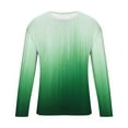 thumbnail image 5 of Fengactive Men's Long Sleeve Shirts Casual Gradient Color Loose Pullover Graphic Tee Shirts Fall Fashion Athletic Sweatshirts, 5 of 5