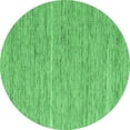 thumbnail image 1 of Ahgly Company Indoor Round Abstract Emerald Green Contemporary Area Rugs, 8' Round, 1 of 4