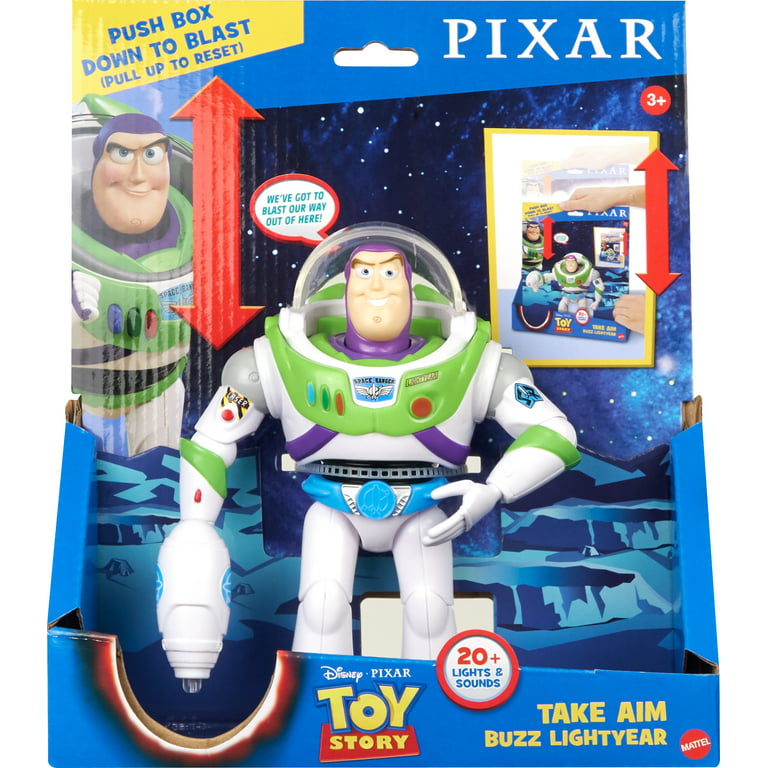 Disney Pixar Toy Story Take Aim Buzz Lightyear Talking Figure 7-inch Tall  Kids 3 Year & Up