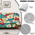 thumbnail image 5 of Xixirimido Colorful Hippie Flower Pattern Armless Sofa Slipcover Stretch Futon Cover Queen Sofa Bed Covers Washable Elastic Couch Cover Home Furniture Protector, 5 of 8