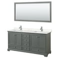 thumbnail image 5 of Wyndham Collection WCS202072DDEC2UNSM70 Deborah 72" Free Standing Double Basin Vanity Set, 5 of 6