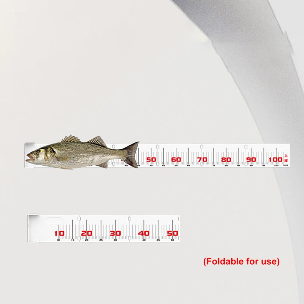 Osdhezcn 100cm/140cm Measuring Tape Fishing Essential Foldable Fishing Tape Measure Portable Measurement Tool for Anglers