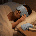 thumbnail image 3 of Wekvgz Weighted Eye Mask for Sleeping Removable Weighted Eye Cover Soft Breathable Blackout Sleeping Mask for Women and Men, 3 of 16