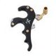 thumbnail image 1 of 4-Finger Archery Release Aids Thumb Trigger Grip Aleación de aluminio (negro), 1 of 4