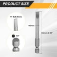 thumbnail image 2 of Uxcell 4pcs SL6 Slotted Screwdriver Bits 6mm Slotted Tip 1/4" Hex Shank 65mm (2.56") Long Magnetic Flat Head S2 Steel Screw Driver Drill Bits Industrial Power Screwdriver Bit, 2 of 7
