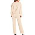 thumbnail image 3 of PRETTYGARDEN Women's 2 Piece Outfits Winter Long Sleeve Pullover Tops And Long Pants Lounge Sets Tracksuit, 3 of 10