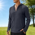 thumbnail image 4 of FNFYFH Men's UPF 50+ Sun Protection Shirts Lightweight Full Zip Hoodie Jacket Long Sleeve Rash Guard Quick Dry Fishing Hiking Performance Shirt, 4 of 8