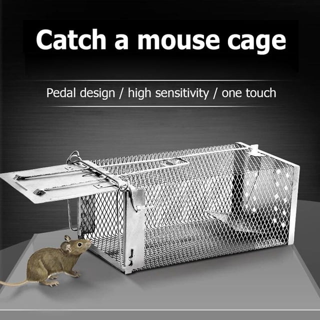 Jaula para ratas, ratones, roedores, Control de animales, trampa para ratones para el hogar, jaulas para matar ratas