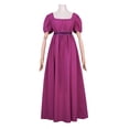 thumbnail image 2 of Vestido HEQU Regency XL para mujer con fajín satinado y volantes Empire, 2 of 9