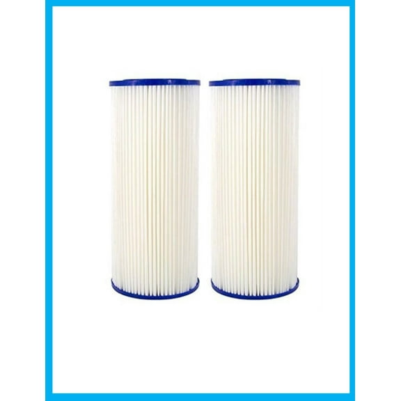 HDX HDX4PF4 Compatible Pleated High Flow Whole House Water Filter: Reduces Sediment