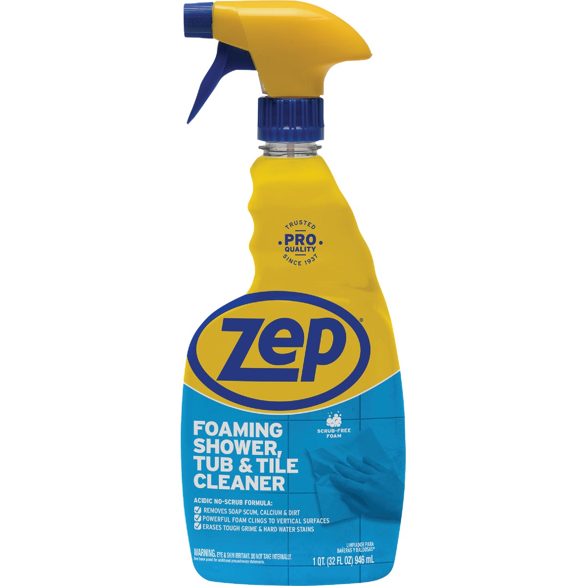 Zep Foaming Shower, Tub and Tile Cleaner 32 Ounce ZUPFTT32 case of 12