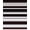 Black White Red Blue, Pattern 1, variant on ODIKA 8'x10' Washable Area Rug Under Door Contrasting Motif Scattered Layering Doormat Front for Dining Room, Large Office, Lounge, Non-Slip Chair-Friendly Mat
