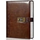 thumbnail image 1 of Journal with Lock for Adults, Large Refillable Lock Diary 6 Ring Binder Notebook with Lock for Men Women, 7 x 9 Inch, Brown, 1 of 4