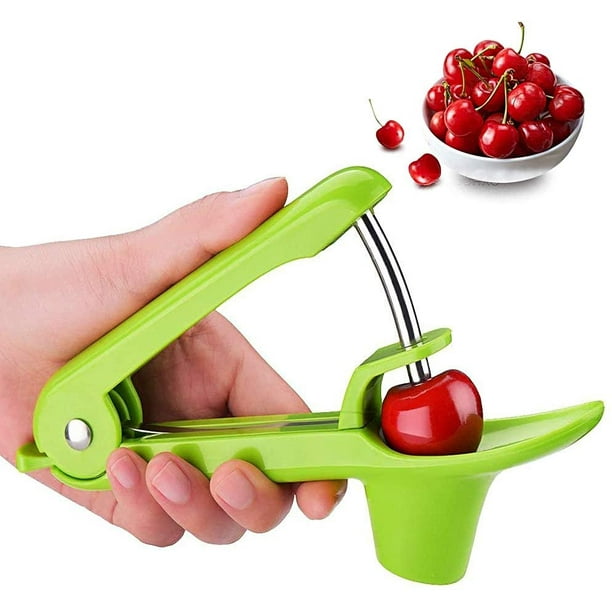 Cherry Pitter Cherry Stoner Olive Seed Remover Tool With Space Saving Lock Design Food Grade Cup Stainless Steel Dishwasher Safe Walmart Com Walmart Com