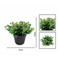 thumbnail image 2 of Planta artificial flor artificial hoja pequeña sándalo rojo colorante en maceta bonsai planta de simulación flor de algas acuáticas decoración del hogar simulación bonsái (rosa) Sailing Electrónica, 2 of 5