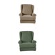 thumbnail image 1 of De 2 Para Sillones Funda De Sofá De 2 Piezas Wingback Sofá Funda Tostado, 1 of 9