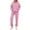 36# Pink, variant on Casual Hoodie and Sweatpants Outfit Cosplay Hooded Pullover Sweatsuits Jogger Sets for Unisex 2025 Pink XXL