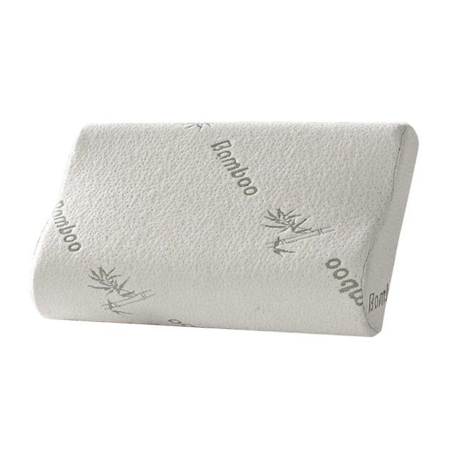 Almohada de espuma viscoelástica de bambú, fatiga 50x30x10cm Gloria Almohada de espuma viscoelástica