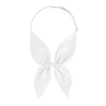thumbnail image 1 of Pajarita Ajustable Color Sólido Pre-Atado Nudo De Proa Decoración De Traje De Marinero Para Mujer Blanco Lechoso Talla única, 1 of 5