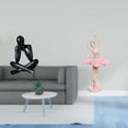 thumbnail image 2 of Escultura De Bailarina Abstracta Moderna, Figura Decorativa, Estatua De Resina Coleccionable Para Sala De Estar, Oficina, Estudio, Estantería, Decoración Del Hogar, Regalo, 2 of 8