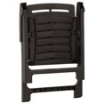 thumbnail image 3 of vidaXL Garden Chairs 2 pcs Plastic Anthracite, 3 of 5