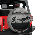 thumbnail image 3 of Lotusprinthandmade Bigfoot And Dinosaur Spare Tire Cover With Backup Camera Hole 6 Sizes (28 in.), 3 of 7