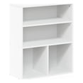 thumbnail image 1 of Pemberly Row Contemporary 3-Tier Display Bookcase in White Finish, 1 of 6